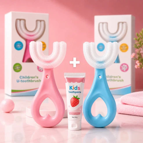 ™Brosse à Dents U 360° pour Enfants - Pack