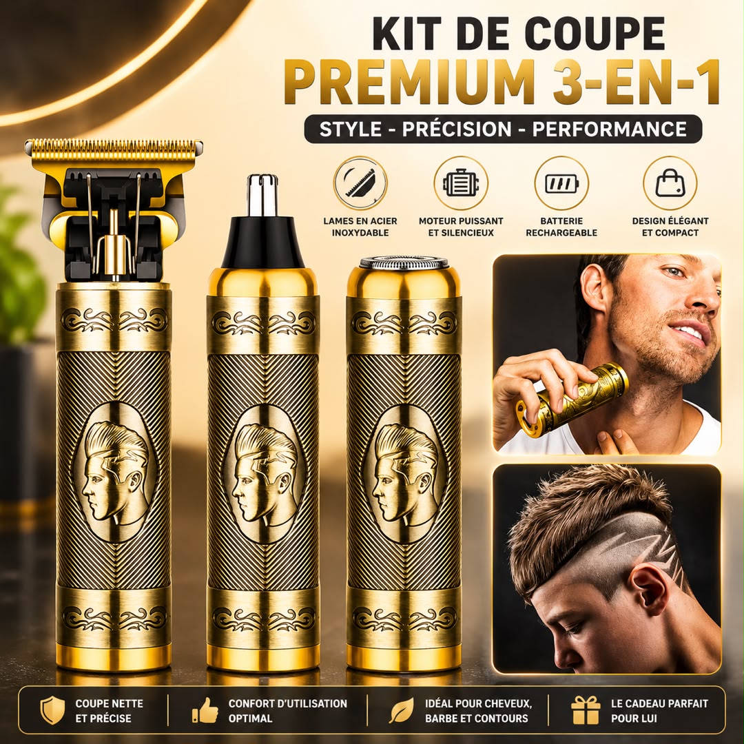 🔥 LA TONDEUSE 3 EN 1 INDISPENSABLE POUR HOMMES SOIGNÉS !